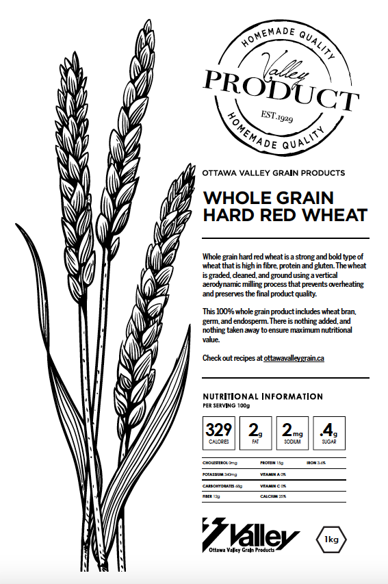 10 kg Whole Grain Hard Red Wheat Local Grain Healthy Grain Ottawa